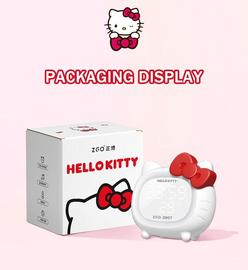 ساعة منبه ذكية ZGO ZWOT Hellokitty - مكبر صوت بلوتوث