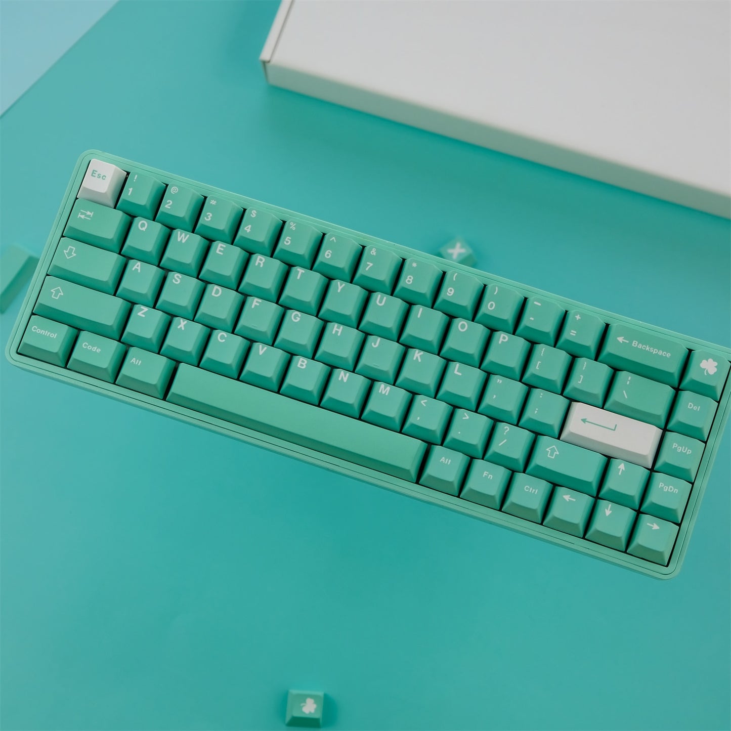 ملف تعريف الكرز PBT Keycaps البرسيم