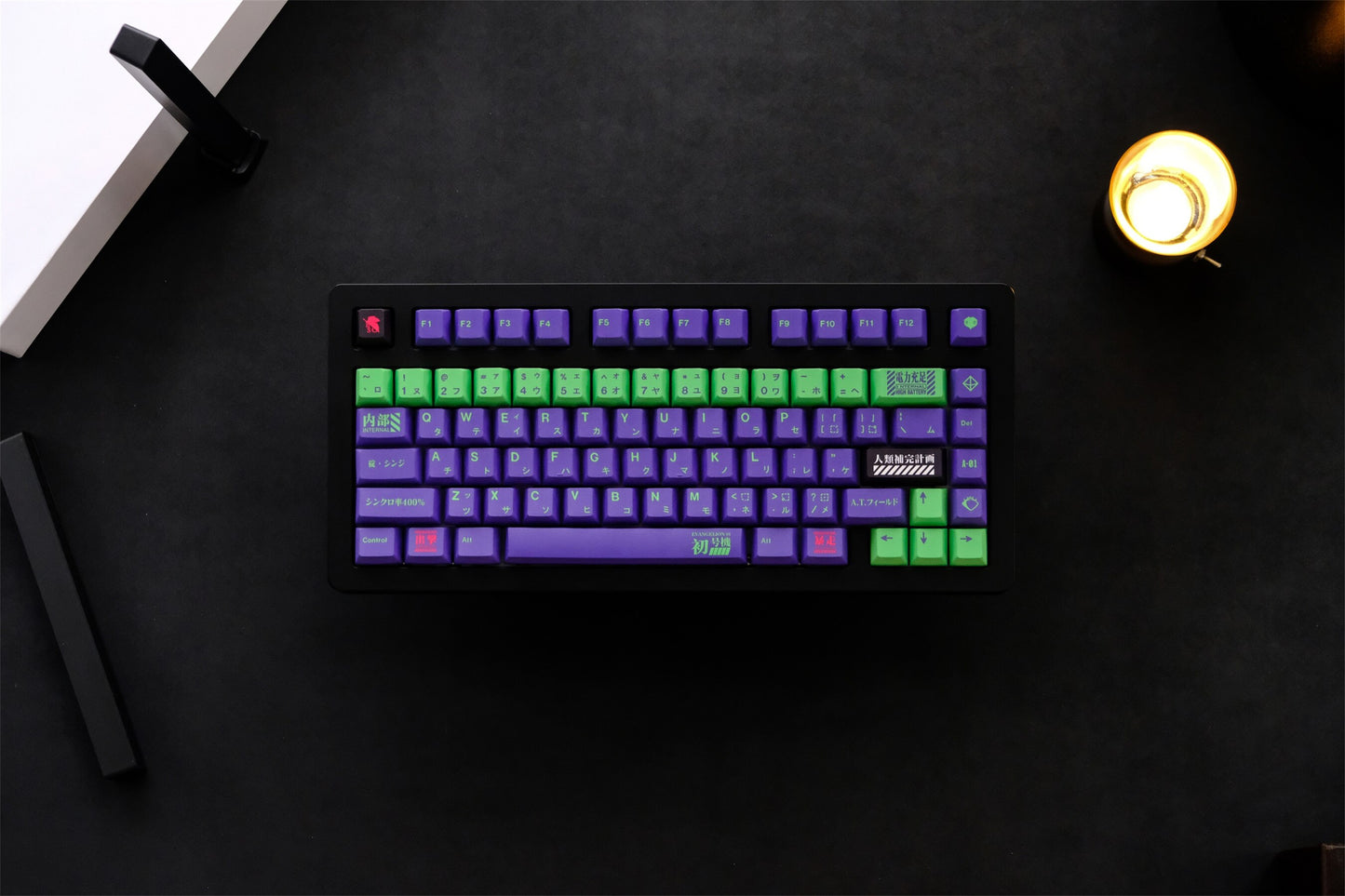 EVA NO.1 PBT Keycaps ملف تعريف الكرز