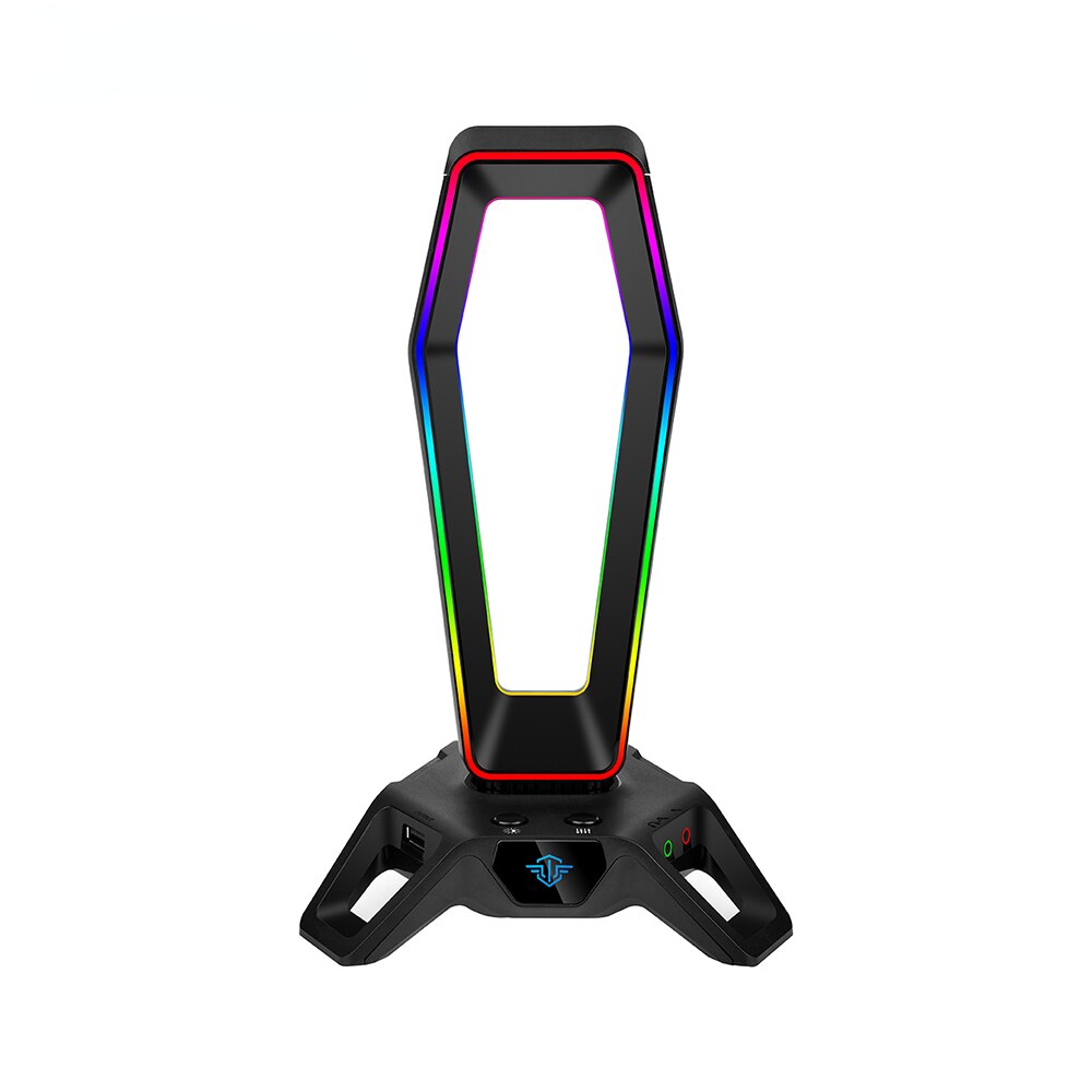 7.1 Surround Sound Card RGB Headphone Stand