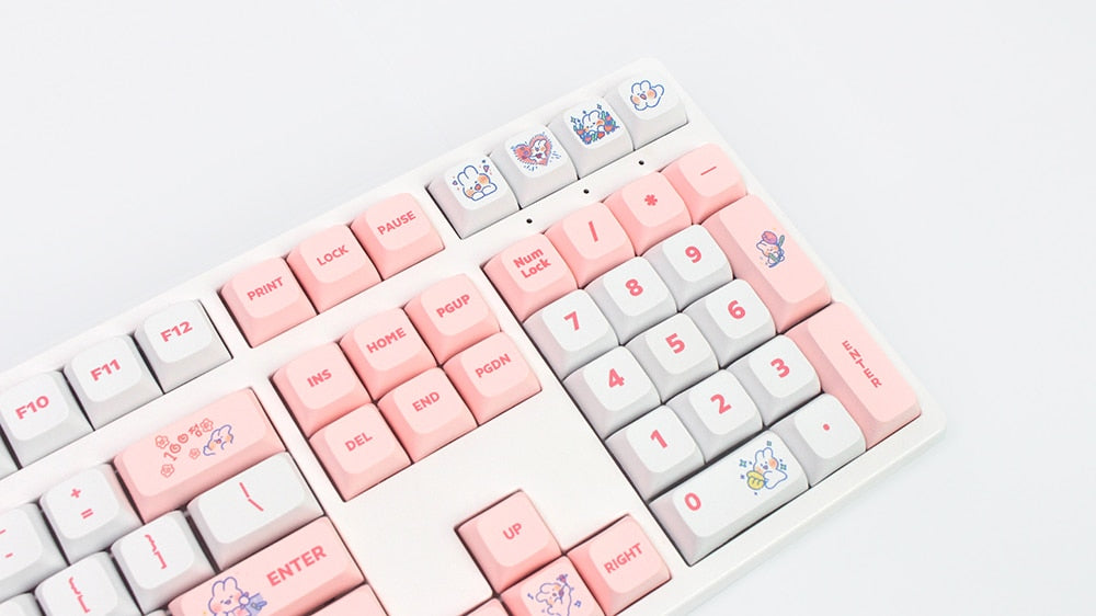 Steam Rabbit Pink Keycaps XDA Profile