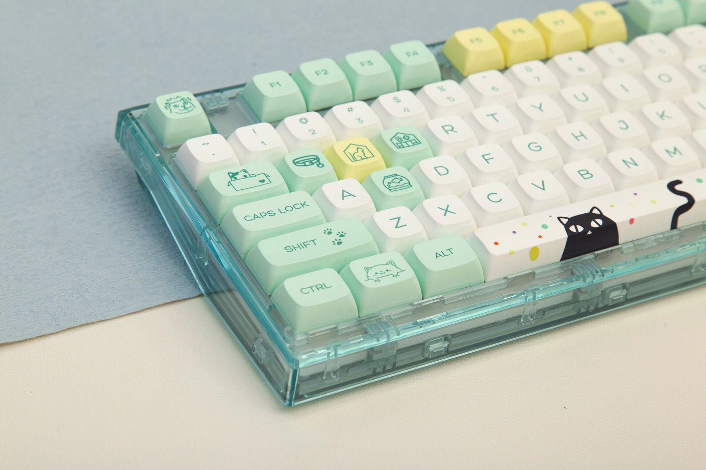 ملف تعريف Nada Cat PBT Keycaps XDA