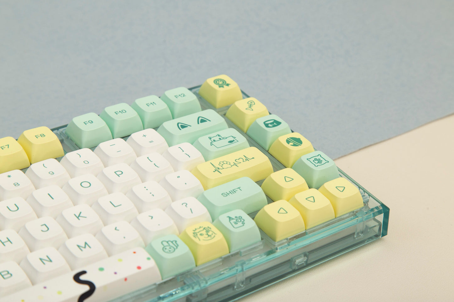 ملف تعريف Nada Cat PBT Keycaps XDA