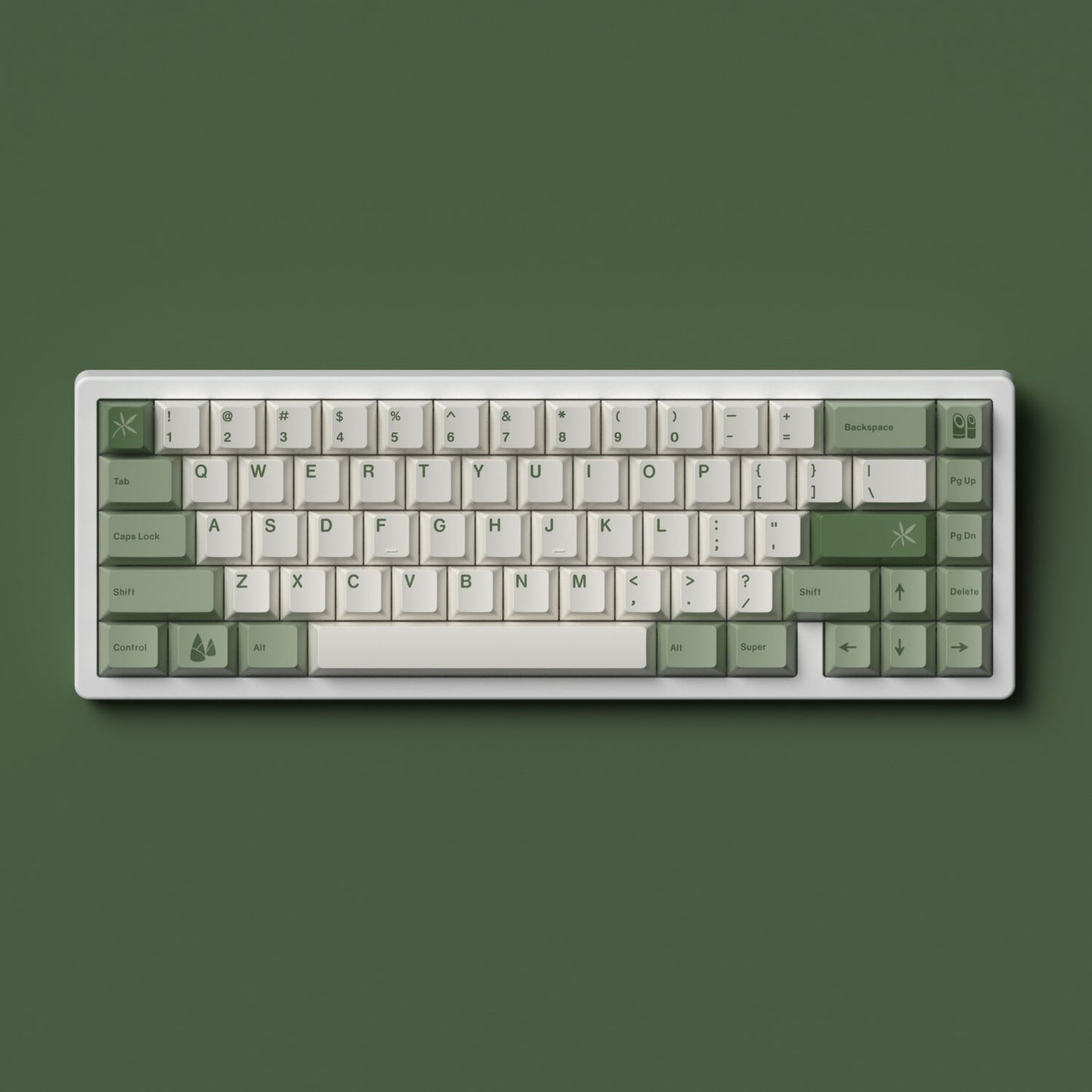 Bamboo Forest Keycaps PBT Cherry Profile