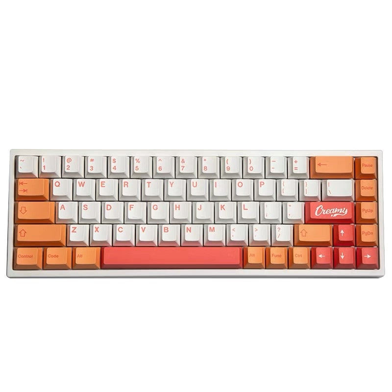 Peach Keycaps PBT Cherry Profile