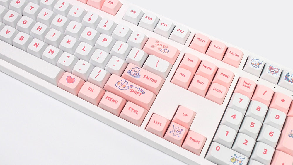 Steam Rabbit Pink Keycaps XDA Profile