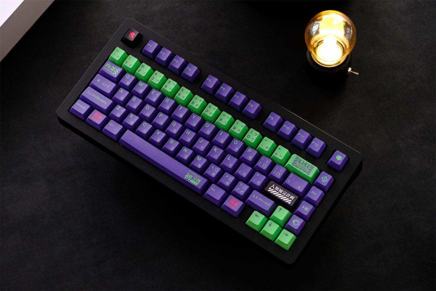 EVA NO.1 PBT Keycaps ملف تعريف الكرز