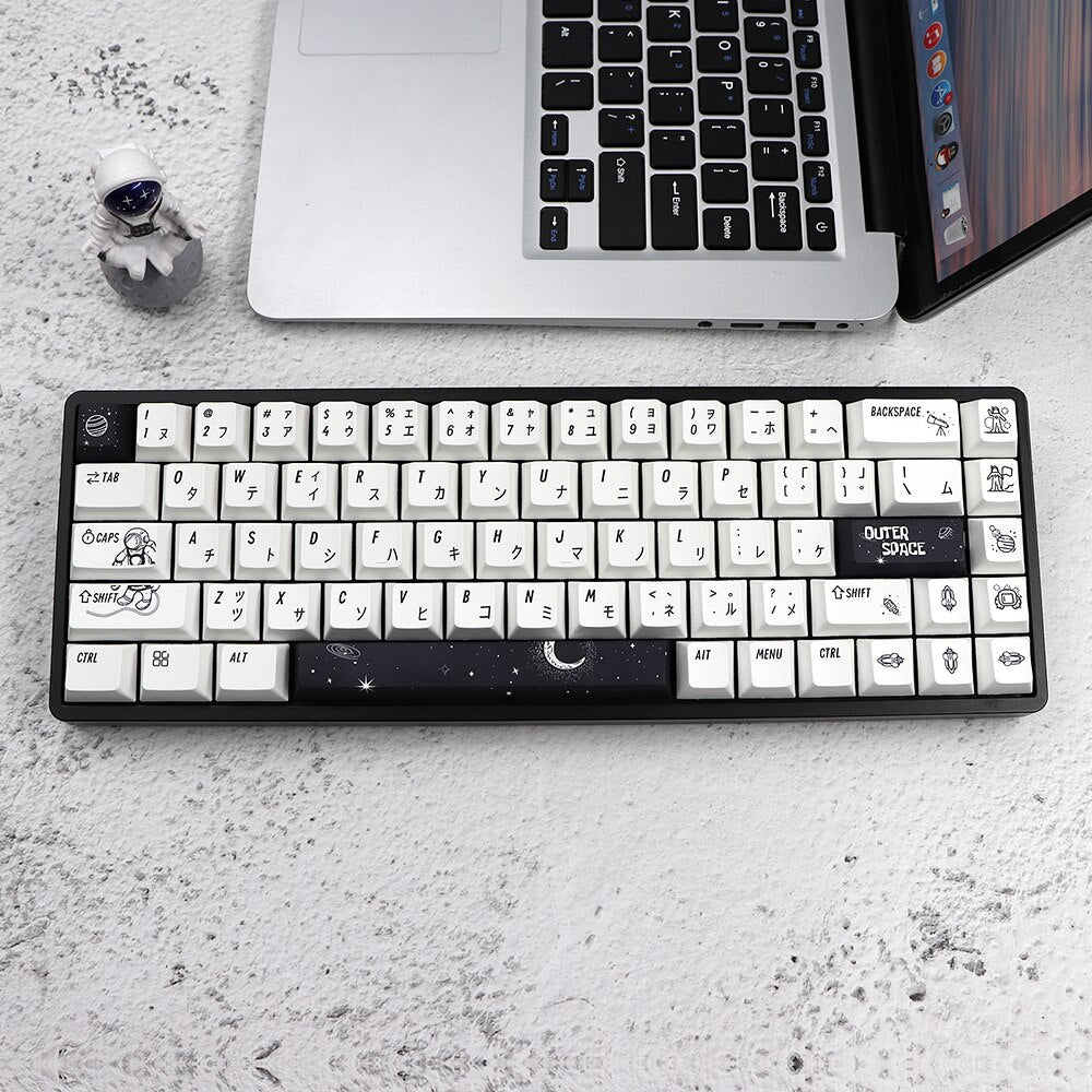 الملف الشخصي الكرز الفضاء الخارجي PBT Keycaps