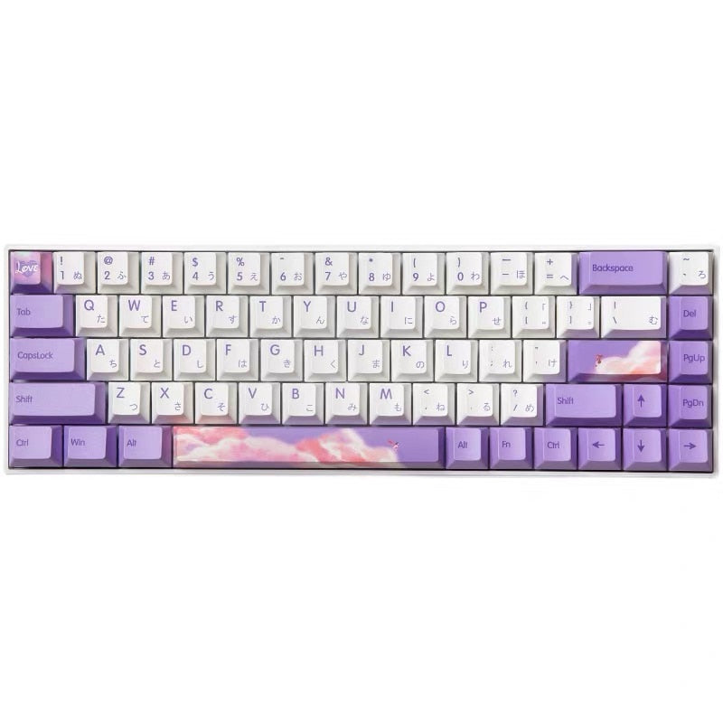 Purple Clouds PBT Cherry Profile Keycaps