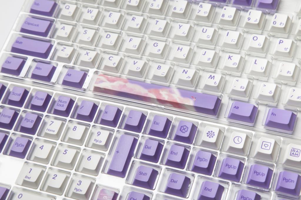 Purple Clouds PBT Cherry Profile Keycaps