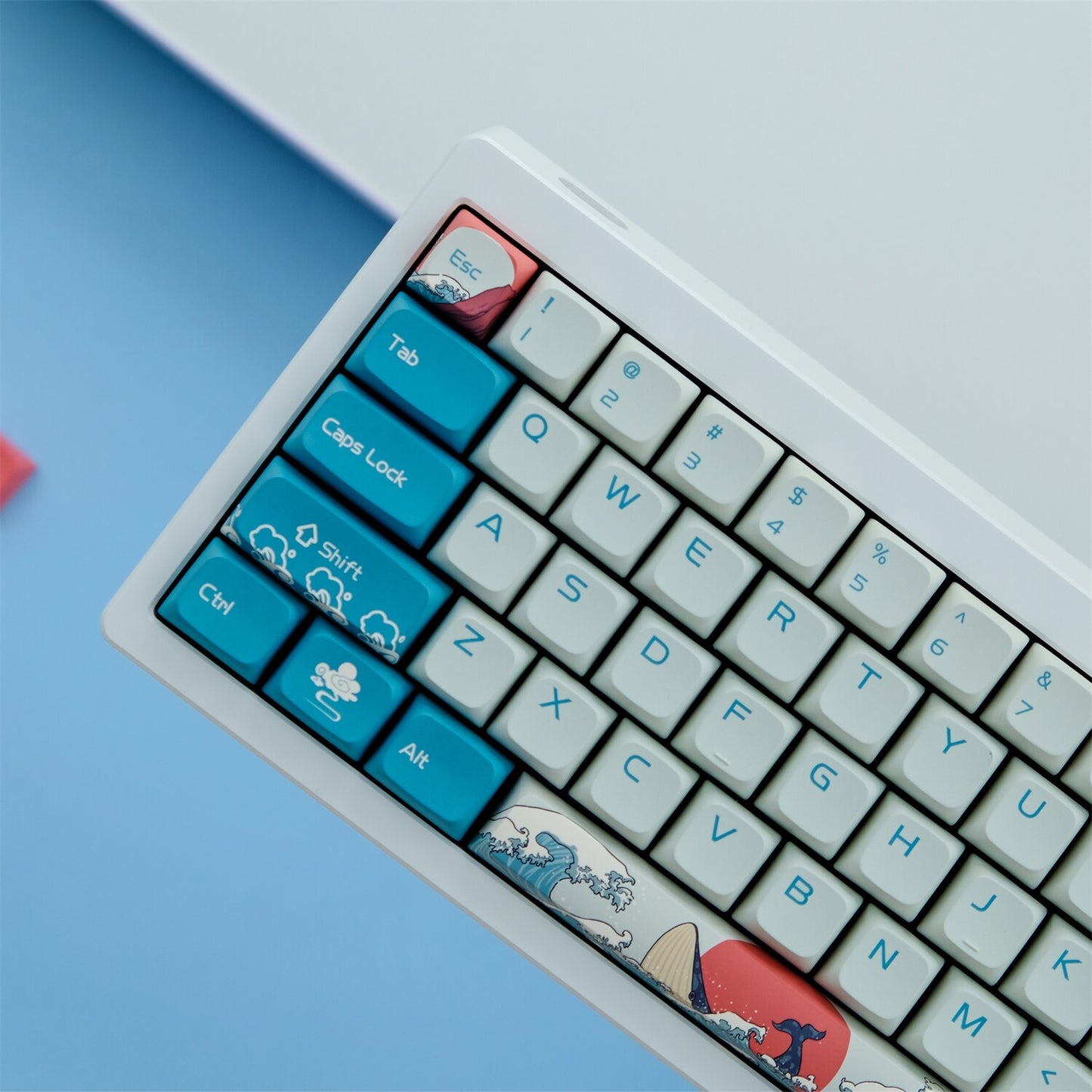 Coral Sea Keycaps PBT Cherry Profiles