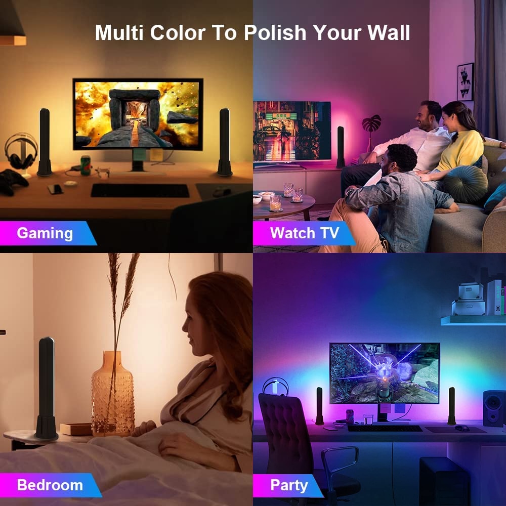 WiFi Smart 2 LED Light RGB Bars - تزامن الموسيقى