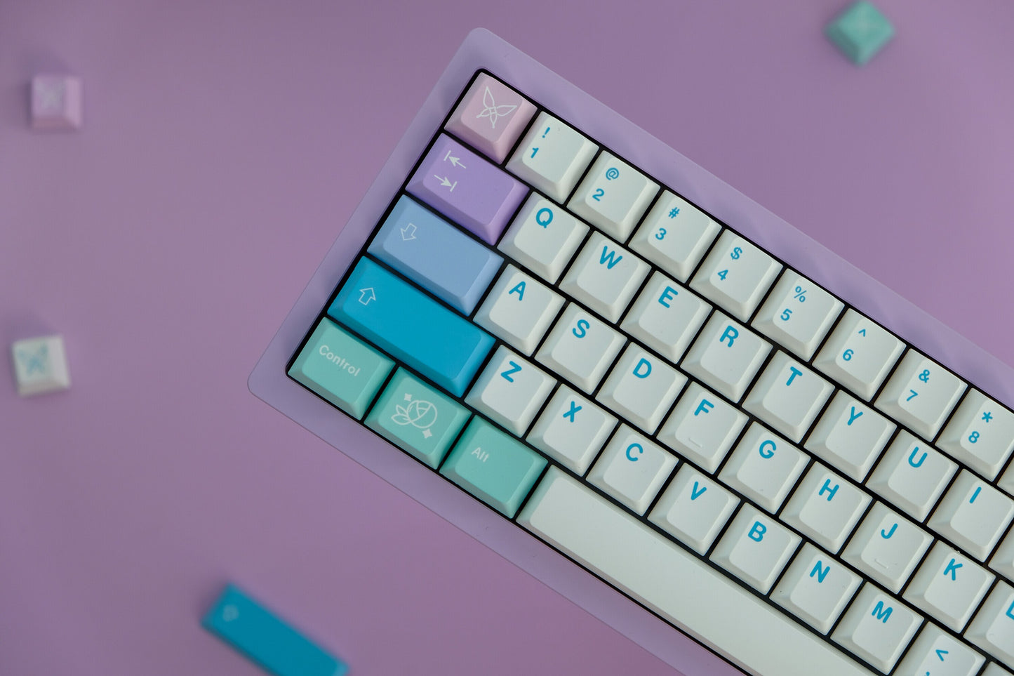 Fairy Gradient Cherry Profile PBT Keycaps