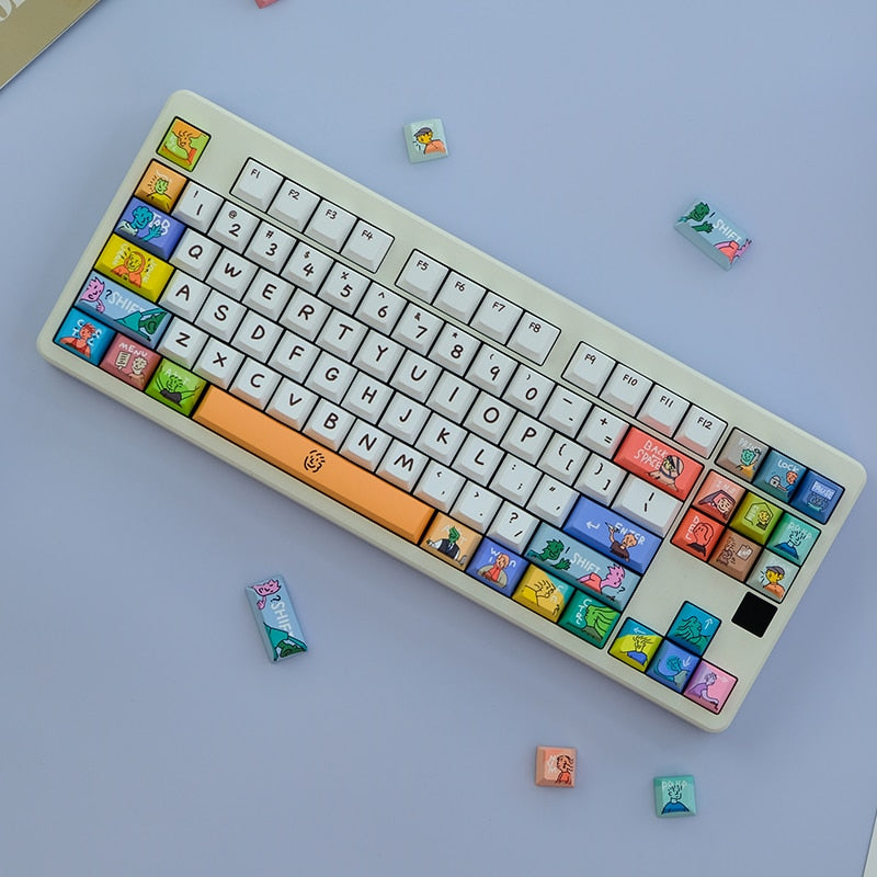 imaginary Cartoon Cherry Profile PBT Keycaps