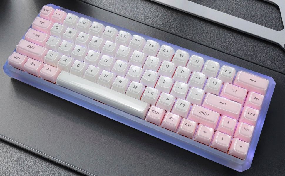 Multicolor Jelly Round OEM Profile Keycaps