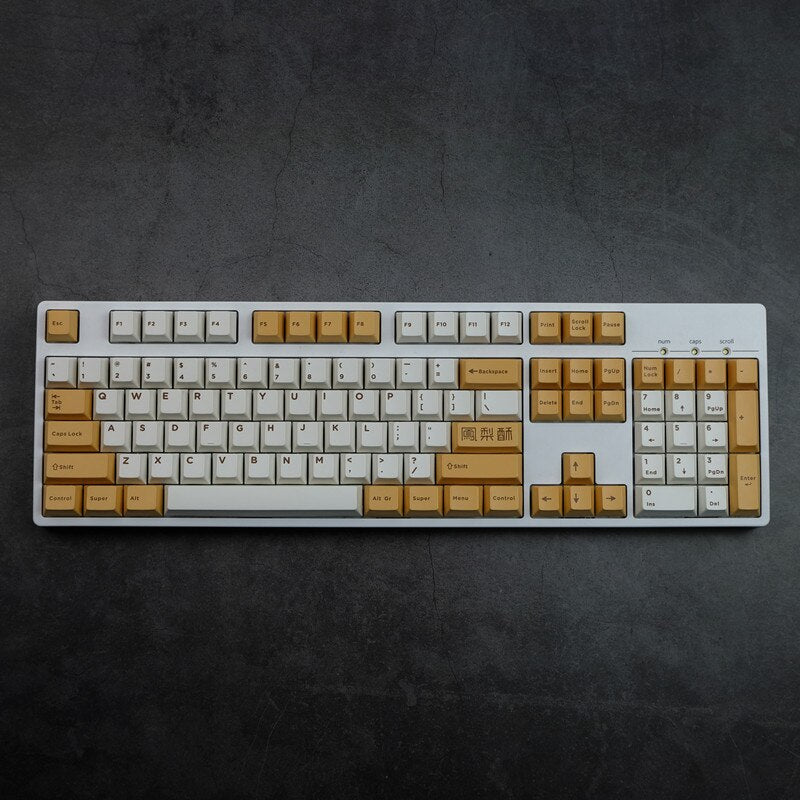 Pineapple Cake PBT Cherry Profile Keycaps F