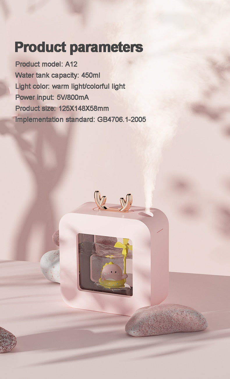 Petfly Air Humidifier Aroma Oil Diffuser Light