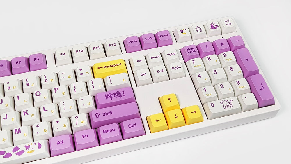 Taro Cow PBT  XDA Profile Keycaps