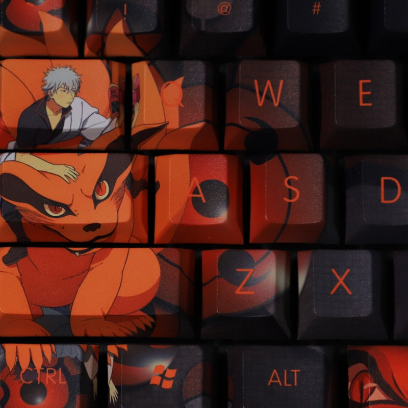 Naruto PBT Keycaps Cherry Profile