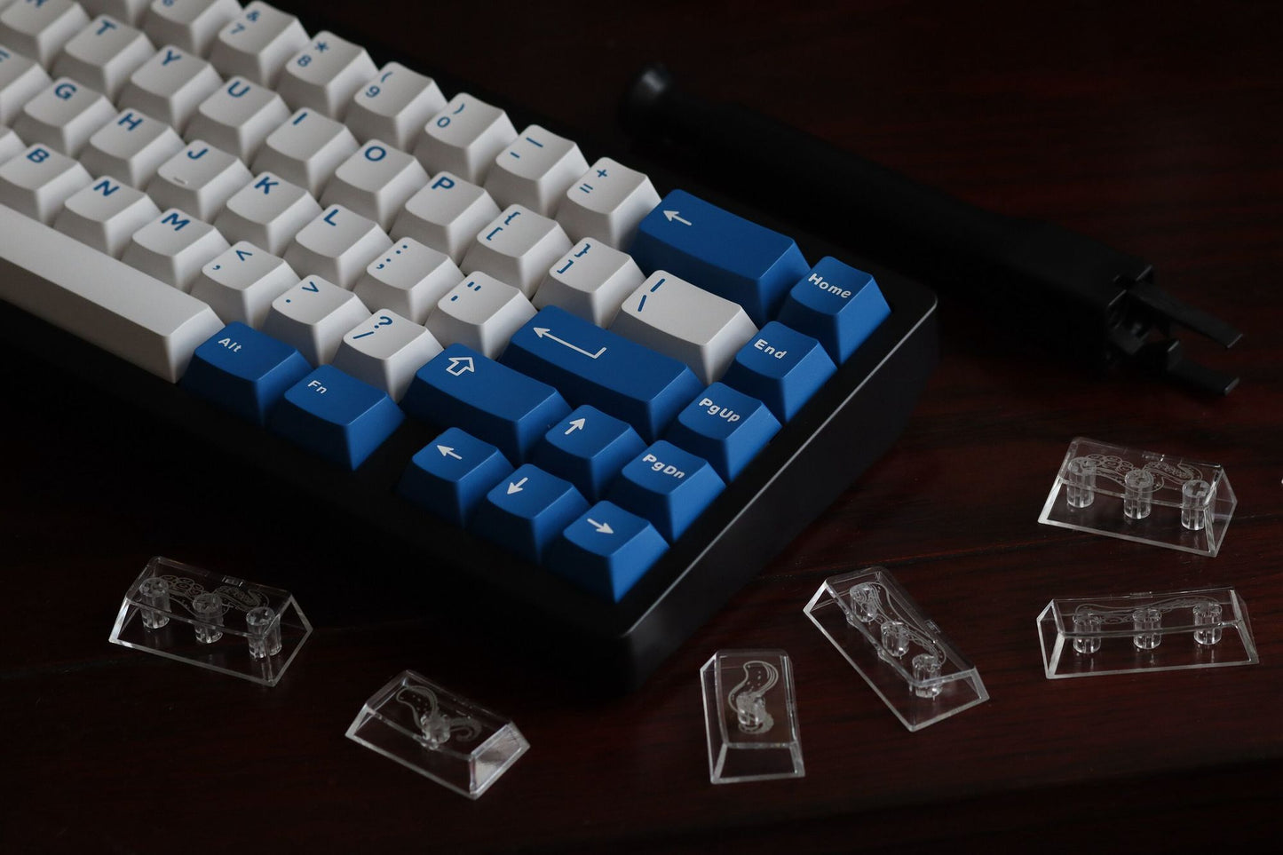 Aifei Icon Classic Blue Keycaps ABS Double Shot Keycaps Cherry Profile