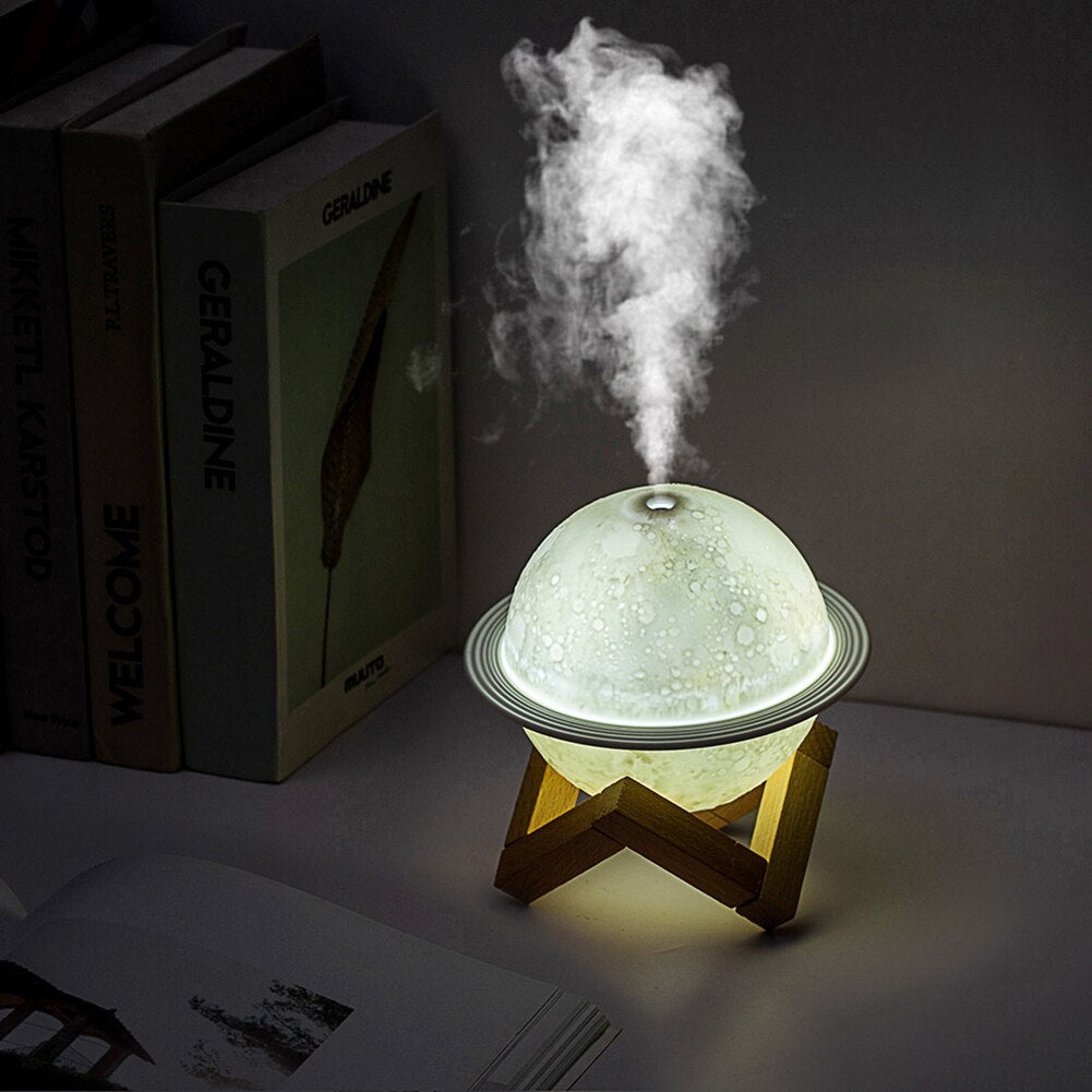 3D Moon Air Humidifier & Aroma Diffuser Light