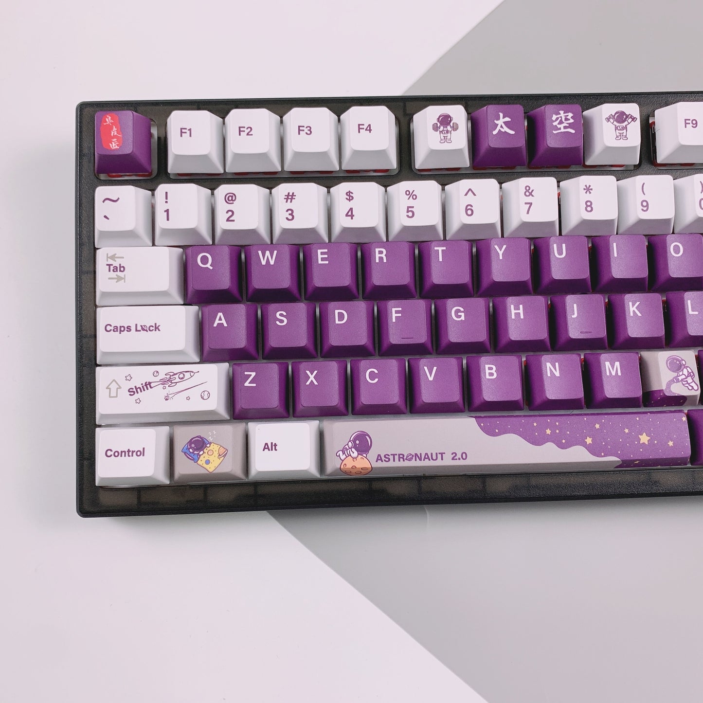 Spaceman PBT Cherry Profile Keycaps