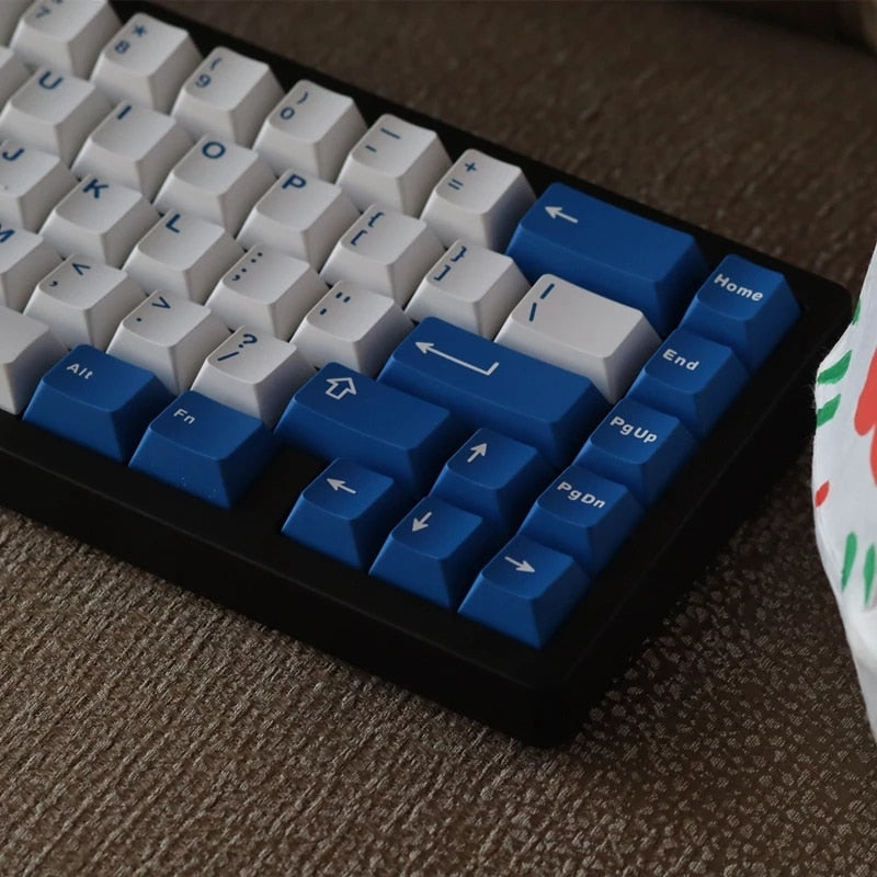 Aifei Icon Classic Blue Keycaps ABS Double Shot Keycaps Cherry Profile