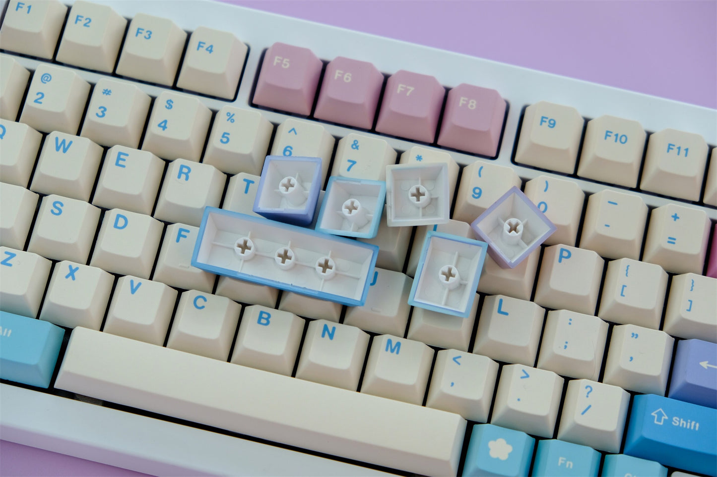 الجنية البكر PBT الملف الشخصي الكرز Keycaps