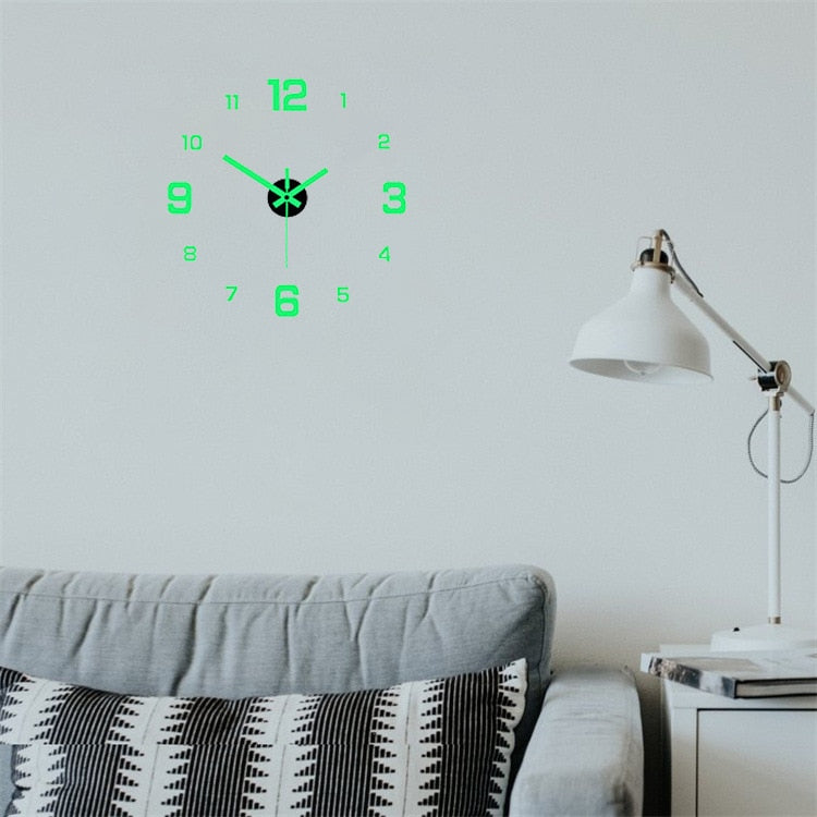 Luminous Wall Clock Stickers