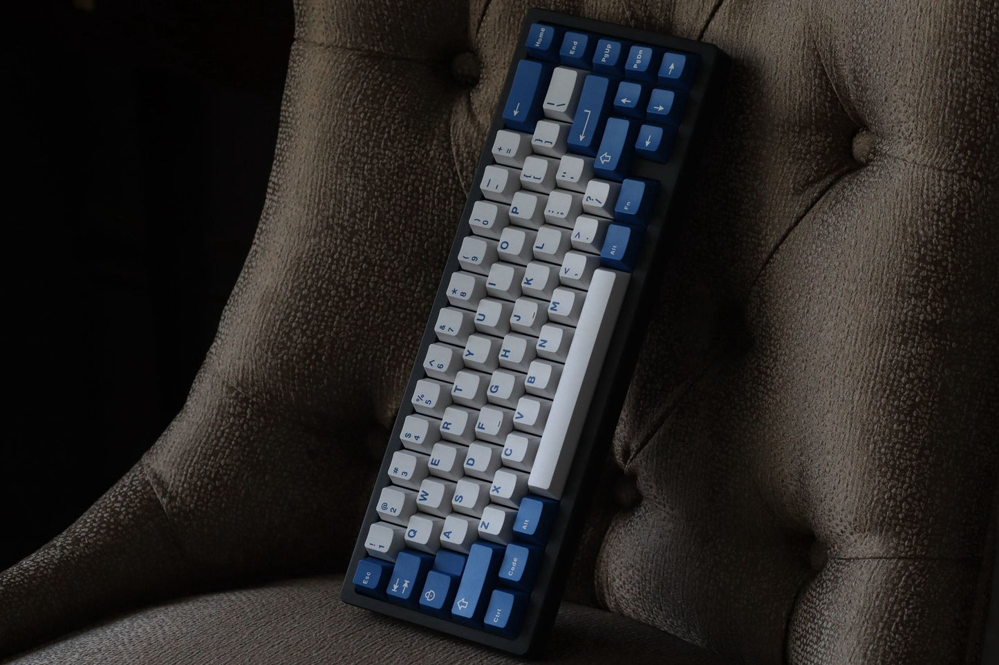 Aifei Icon Classic Blue Keycaps ABS Double Shot Keycaps Cherry Profile