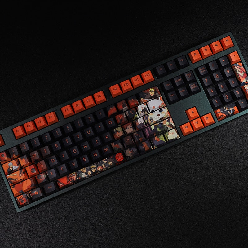 Naruto PBT Keycaps Cherry Profile