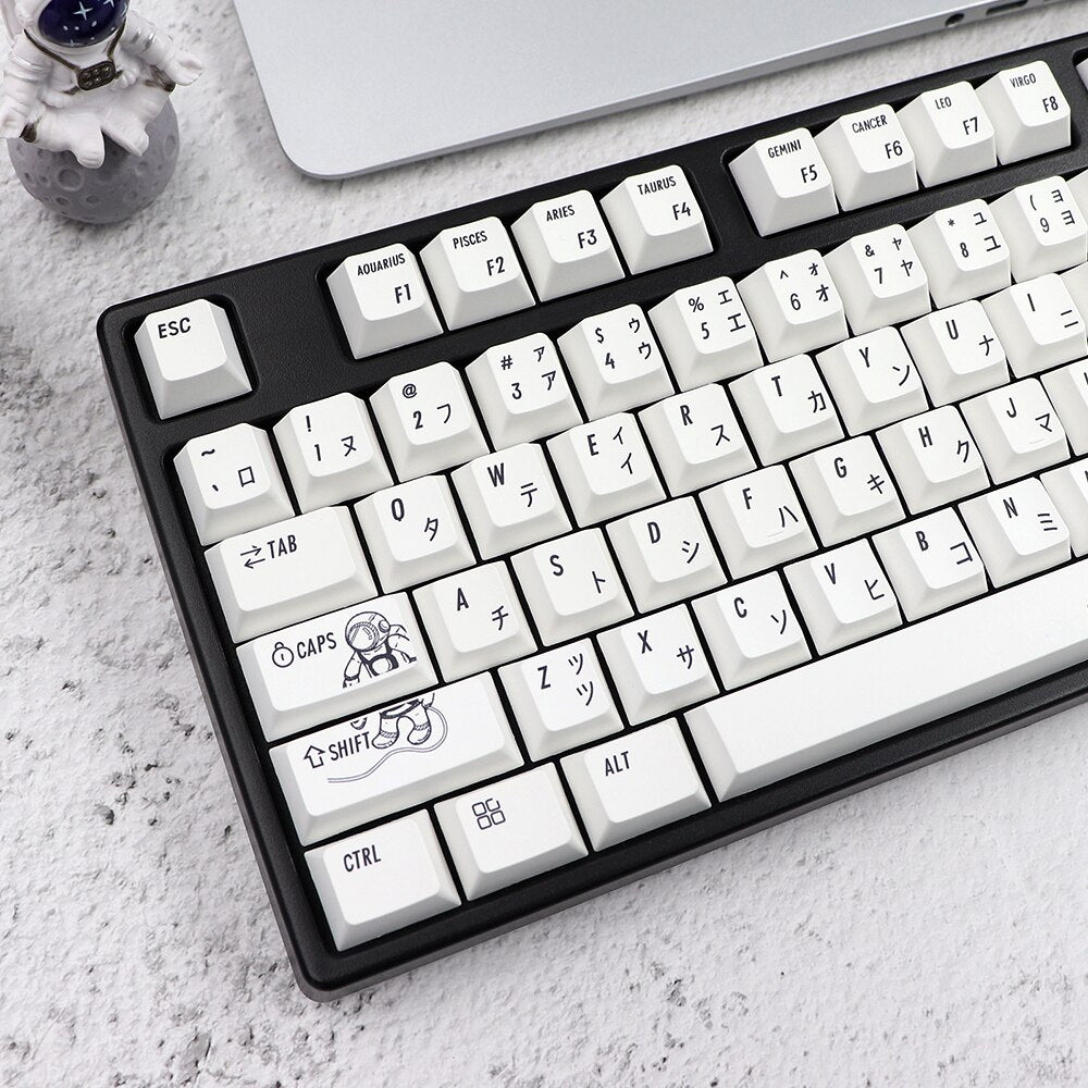 الملف الشخصي الكرز الفضاء الخارجي PBT Keycaps