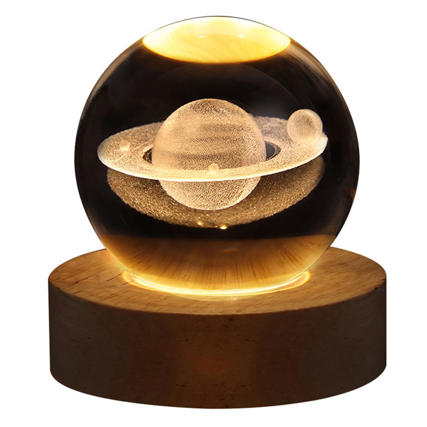 Glowing Planetary Galaxies Crystal Ball Night Lights