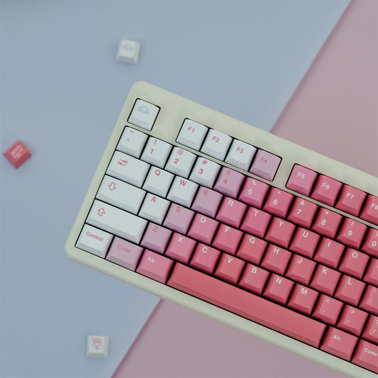 Gradient Powder PBT Cherry Profile Keycaps