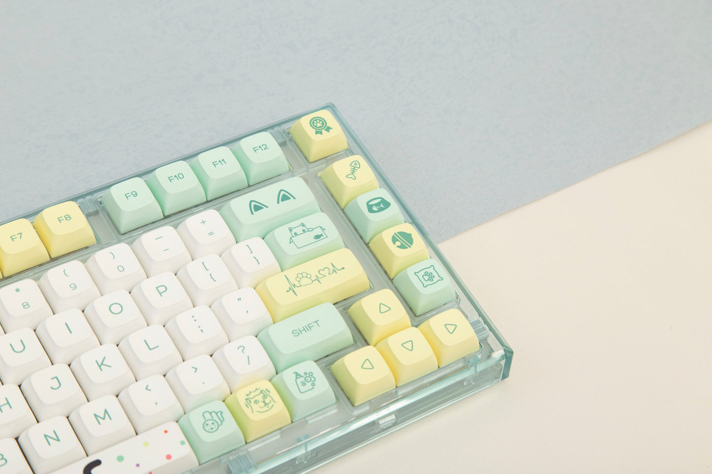 ملف تعريف Nada Cat PBT Keycaps XDA