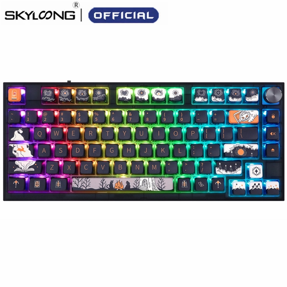 لوحة مفاتيح ميكانيكية SKYLOONG GK75 RGB بصرية