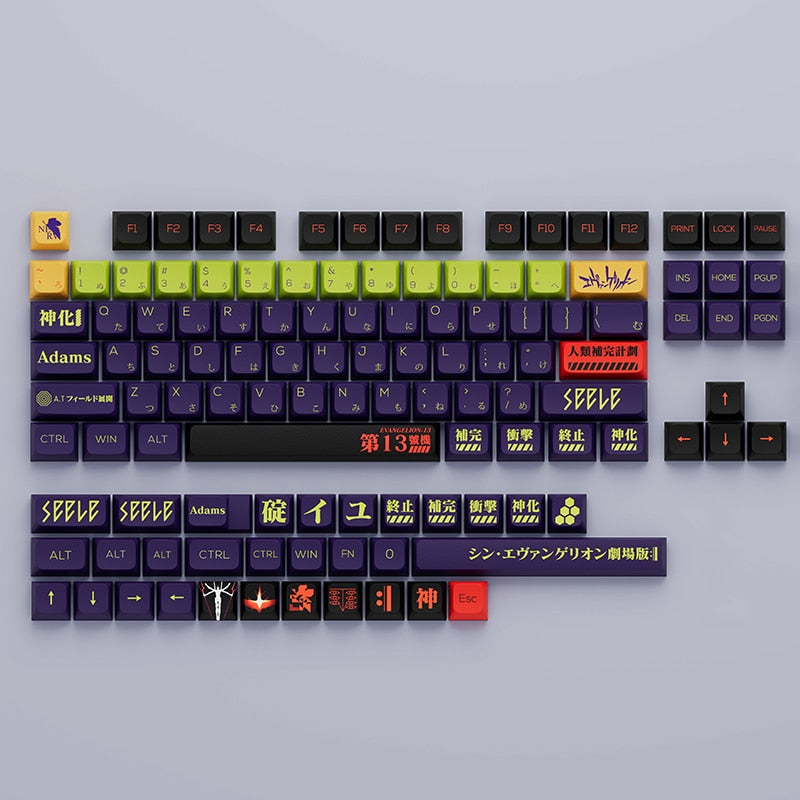 EVA-13 XDA Profile PBT Keycaps