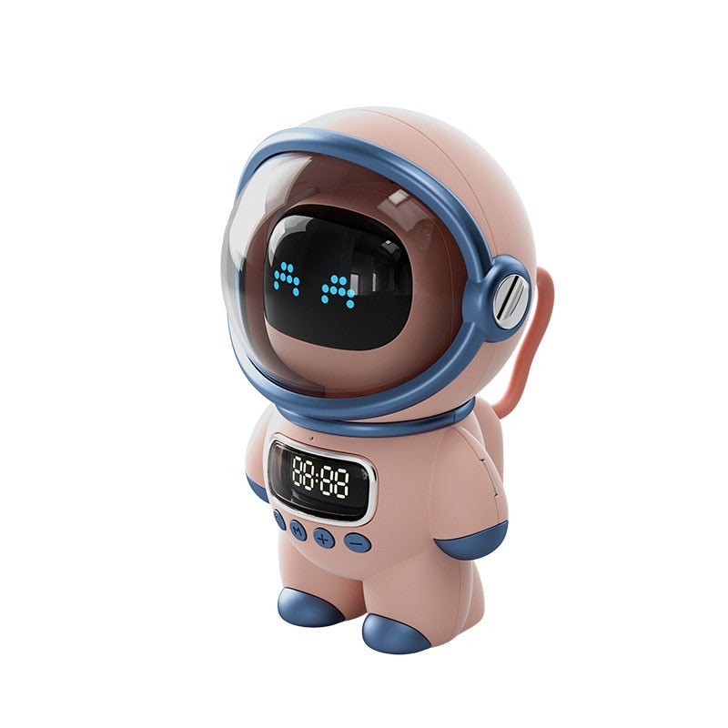 Astronaut Bluetooth Smart AI Interactive Clock Alarm Speaker