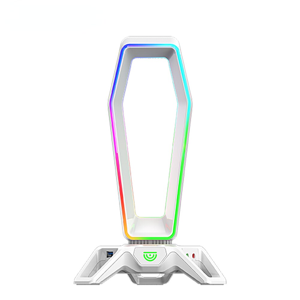 7.1 Surround Sound Card RGB Headphone Stand