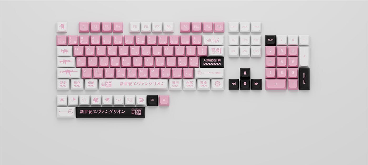 EVA No.8 PBT Keycaps XDA Profile