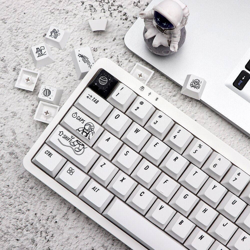 الملف الشخصي الكرز الفضاء الخارجي PBT Keycaps