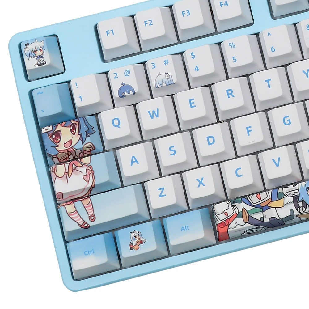 ملف BiliBili PBT Keycaps الكرز