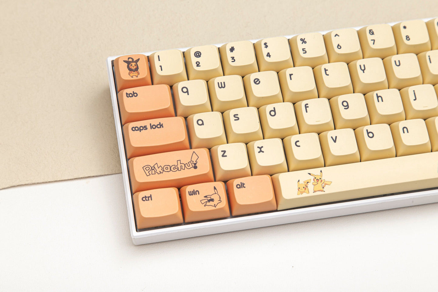 ملف Pikachu Keycaps PBT XDA