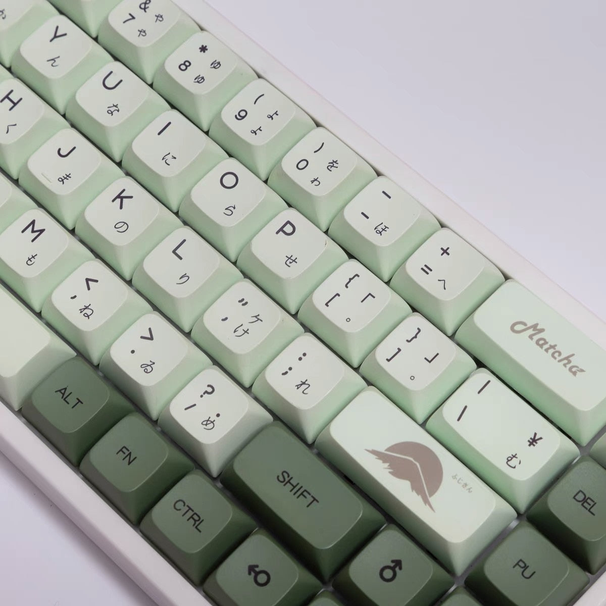 Matcha Green Keycaps PBT XDA