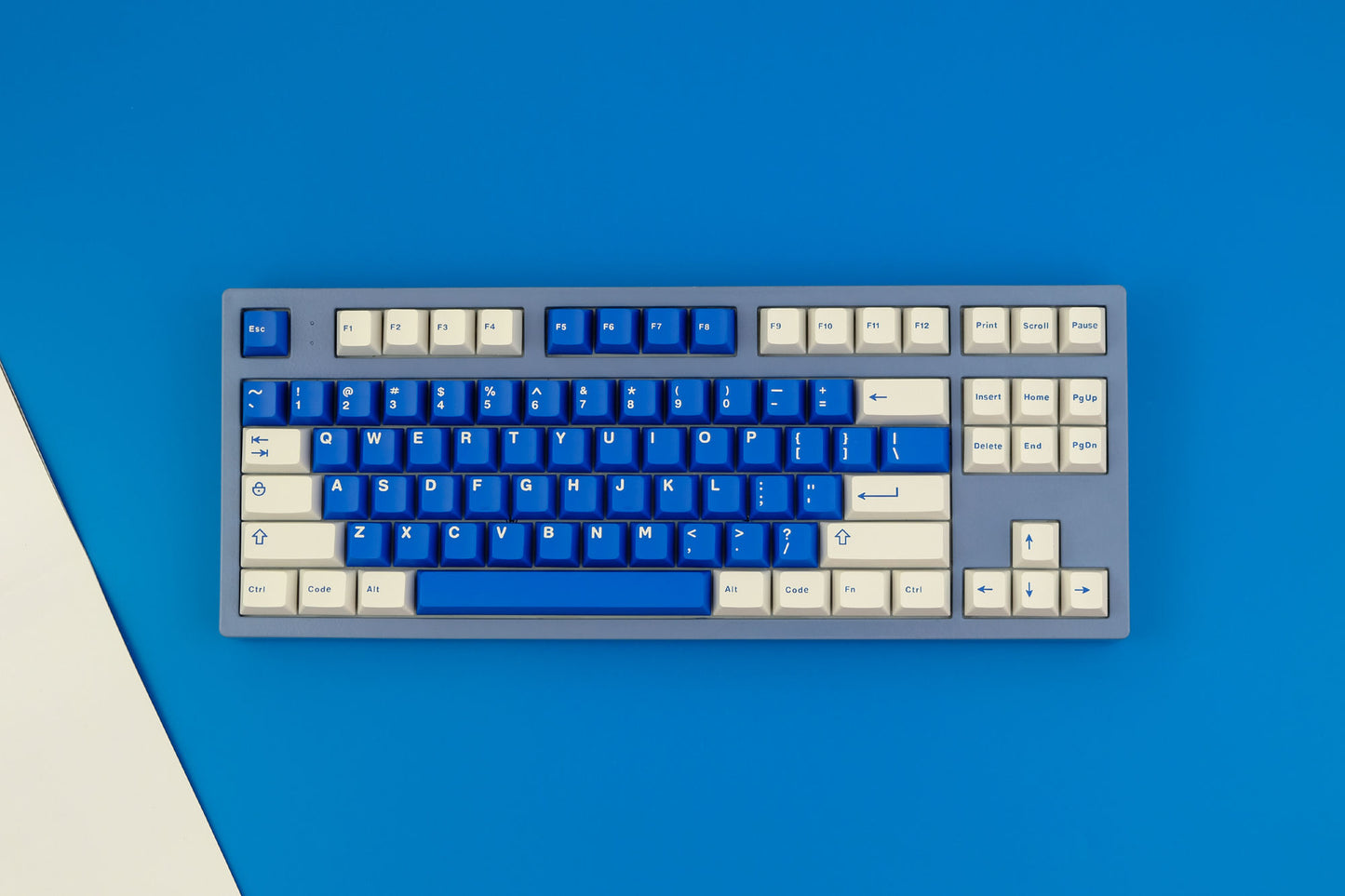 Aifei Icon Classic Blue Keycaps ABS Double Shot Keycaps Cherry Profile