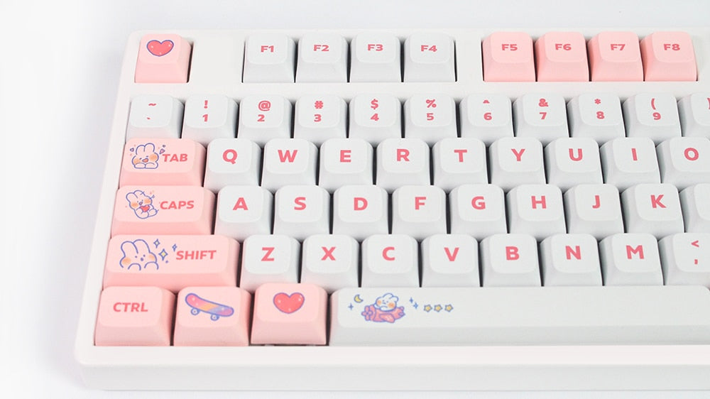 الملف الشخصي Steam Rabbit Pink Keycaps XDA