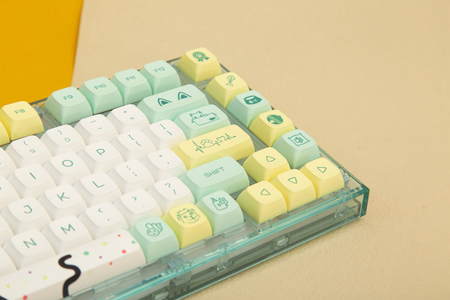 ملف تعريف Nada Cat PBT Keycaps XDA