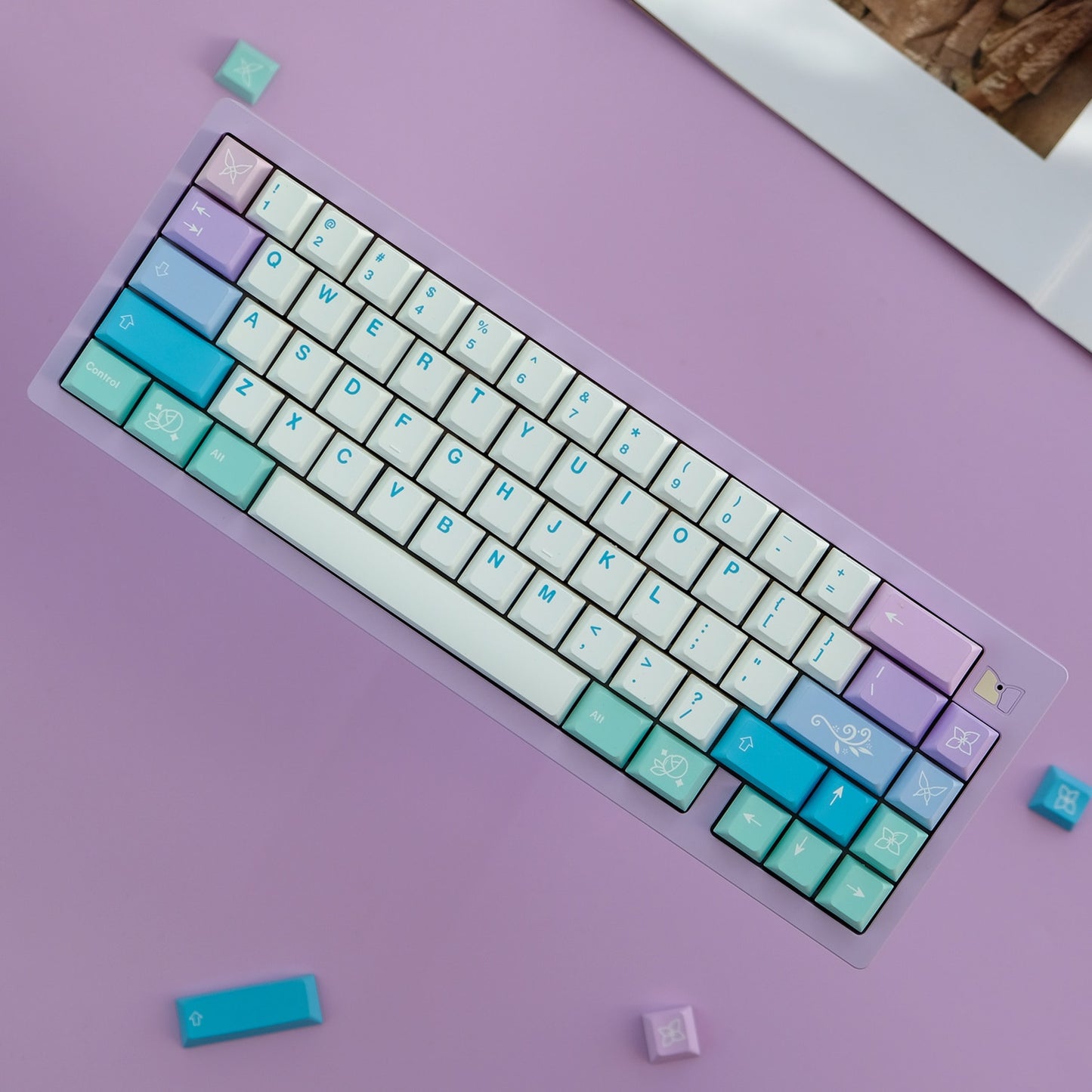 Fairy Gradient Cherry Profile PBT Keycaps