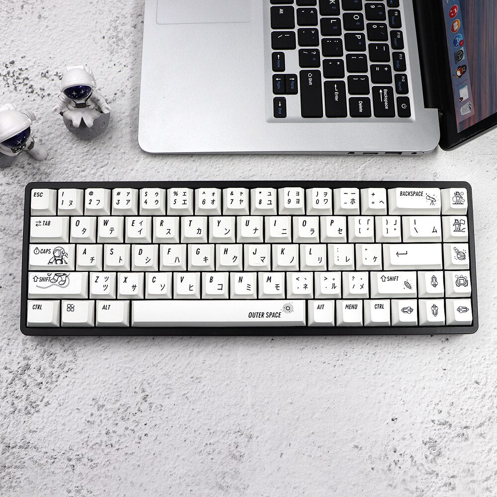 الملف الشخصي الكرز الفضاء الخارجي PBT Keycaps