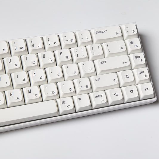 Minimalist White Style PBT Keycap XDA Profile Keycaps